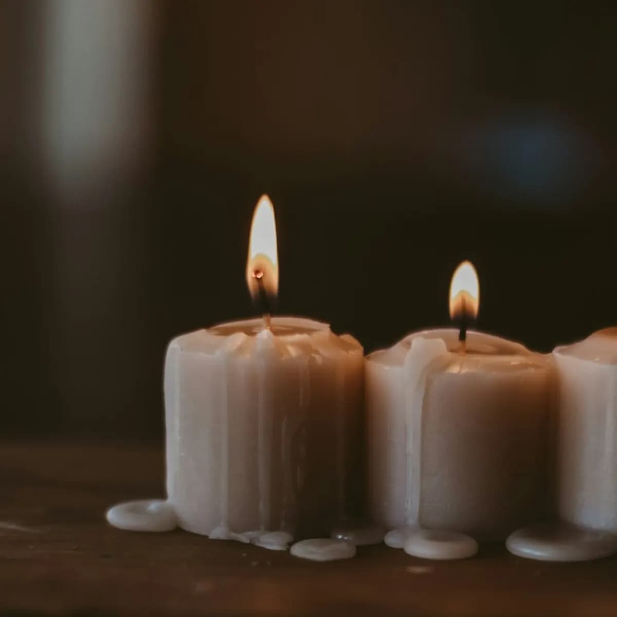 Hand-Poured Pillar Candles (set of 3)