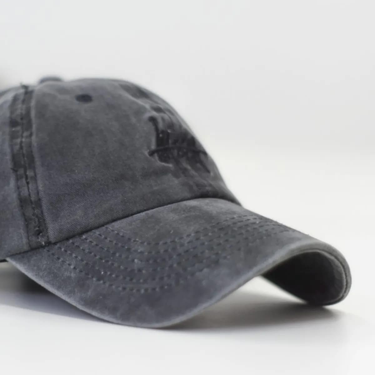 Washed Dad Cap, Charcoal